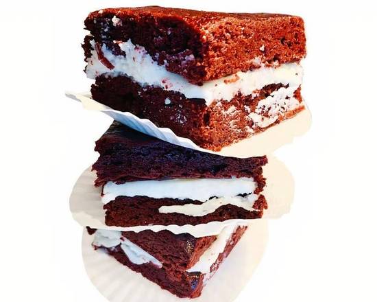 Order Red Velvet Cream Cheese Brownie food online from Pandora’S Cupcakes store, Tallmadge on bringmethat.com