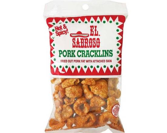 Order Country Style Fried Pork "Seasoned Dippers" Cracklings 3.5 oz. bag  food online from Central Liquor Market store, Los Angeles on bringmethat.com