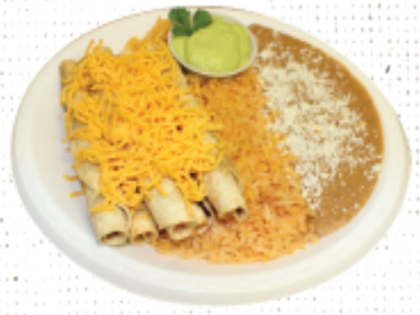 Order 6. Five Rolled Tacos food online from Beto store, Bountiful on bringmethat.com