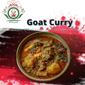 Order Goat Curry food online from Maroosh Halal Cuisine store, Upper Darby on bringmethat.com