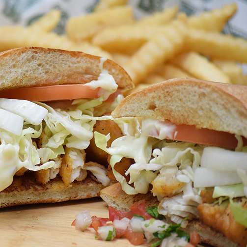 Order Fish Torta food online from Federicos Mexican Food store, Glendale on bringmethat.com
