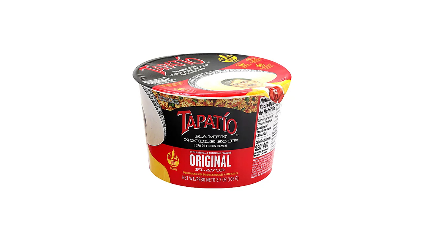 Order Tapatio Ramen Original 3.7oz food online from Chevron Extramile store, San Jose on bringmethat.com