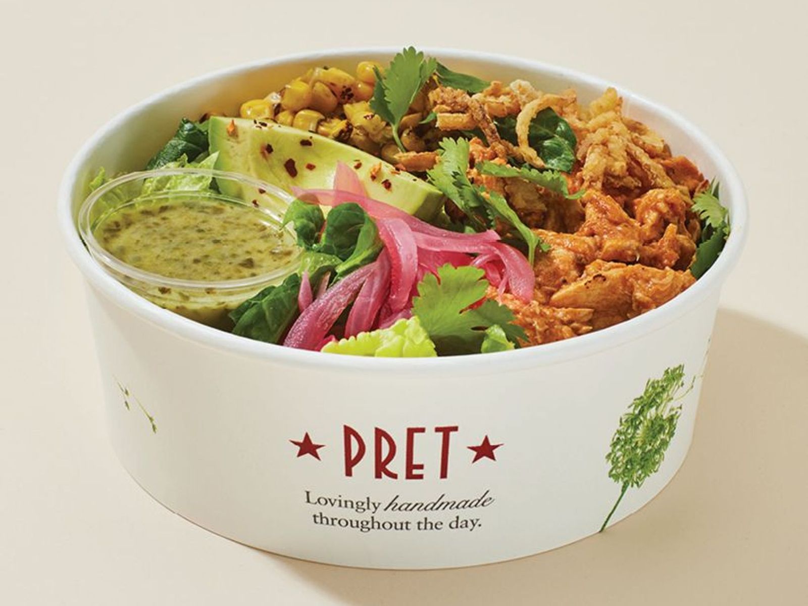 Order Chipotle Chicken Salad with Herb Lime Dressing food online from Pret A Manger store, New York on bringmethat.com