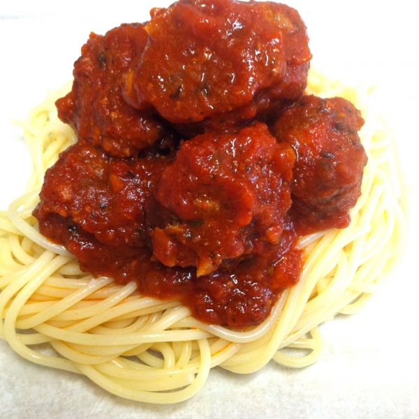 Order Spaghetti and Meatballs food online from Planet Pizza Stamford store, Stamford on bringmethat.com