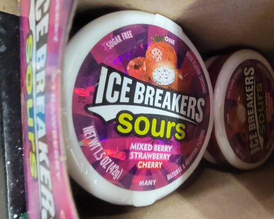 Order Ice breakers SOUR (mixed berries) food online from Hub Market & Deli store, San Diego on bringmethat.com