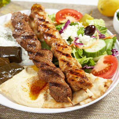 Order Mediterranean Platter food online from Greek Fiesta store, Cary on bringmethat.com
