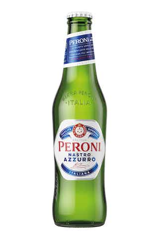 Order Peroni Nastro Azzurro Pale Lager 6 Pack 12 oz. Bottles food online from Friends Liquor store, San Francisco on bringmethat.com