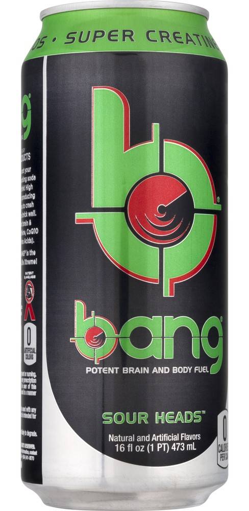 Order Bang · Sour Heads Energy Drink (16 fl oz) food online from Mesa Liquor store, Mesa on bringmethat.com