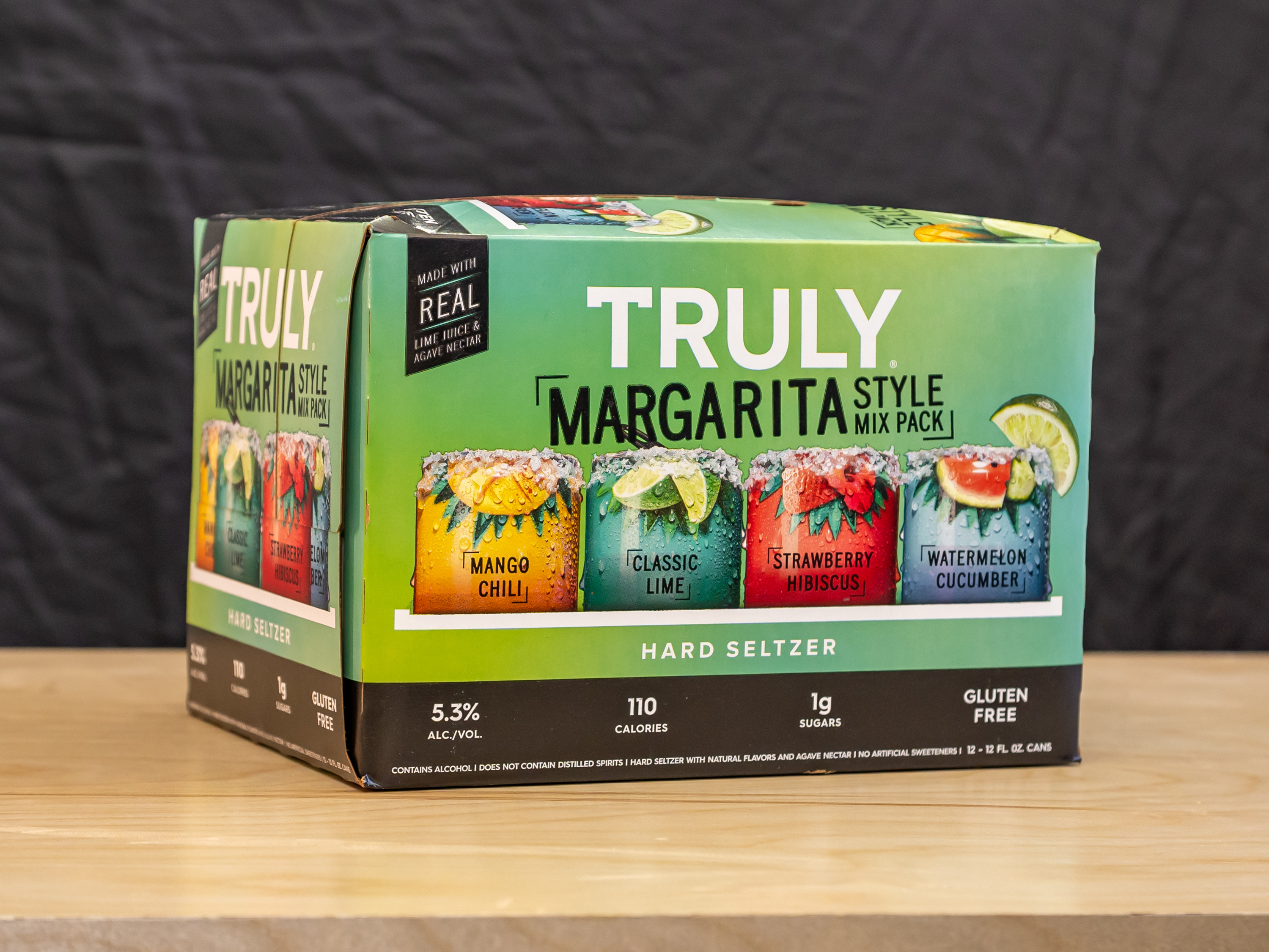 Order Truly Margarita Style Mix Pack 12 pack Can food online from Glenrose Liquor store, Glendale on bringmethat.com
