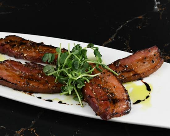 Order Roasted Bacon food online from Simms Steakhouse store, Golden on bringmethat.com