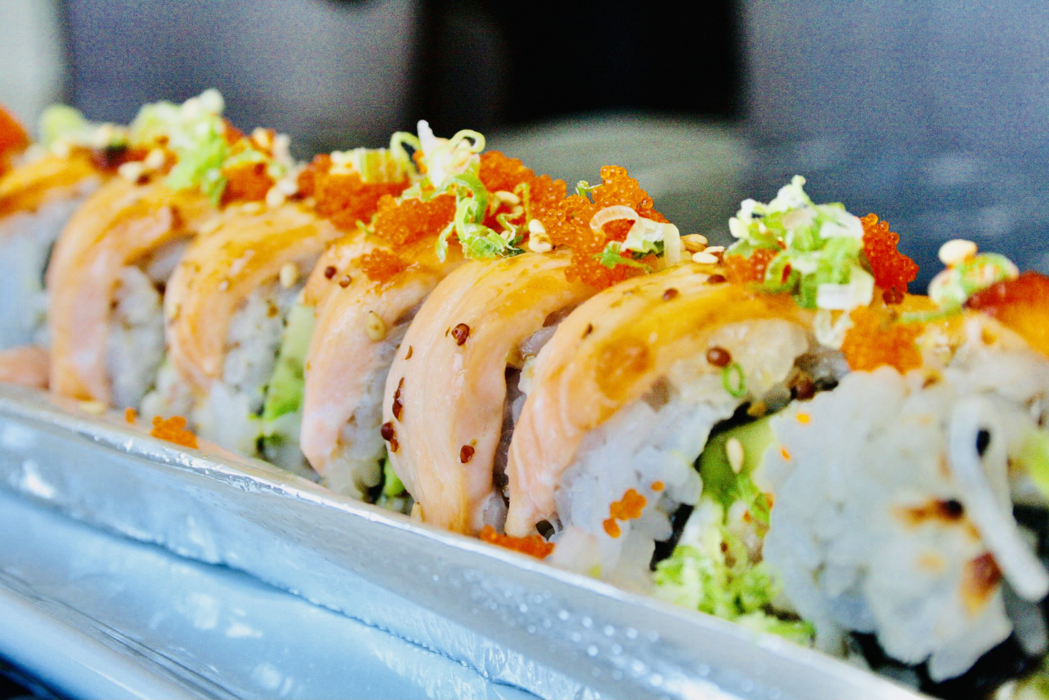 Order BAD Salmon Roll food online from Bad Sushi store, Los Angeles on bringmethat.com