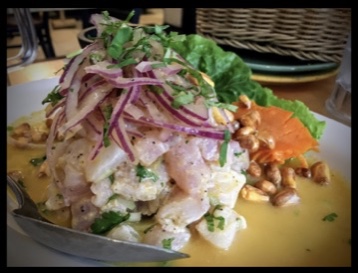 Order Ceviche de Pescado food online from Mi Lindo Peru Restaurant store, San Francisco on bringmethat.com