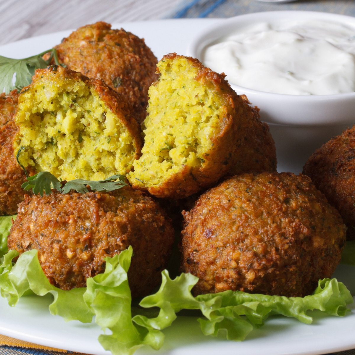 Order Falafel - Appetizer food online from Gyro Jimmys store, Carle Place on bringmethat.com