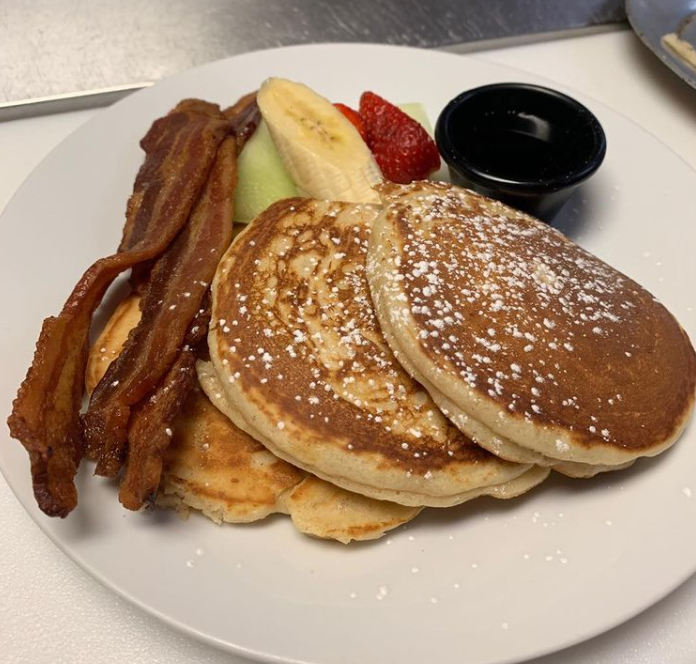 Order Fresh Buttermilk Pancake food online from Cafe Mobay store, Bloomfield on bringmethat.com