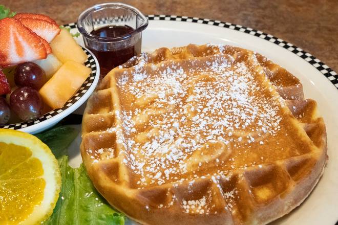 Order Sweet Cream Waffle food online from Black Bear Diner store, Carson City on bringmethat.com