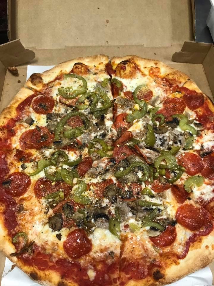 Order Supreme Pizza - Personal 10'' (8 Slices) food online from Alfredo Brick Oven Pizza store, Hazle Township on bringmethat.com
