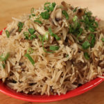 Order 72. Mushroom Fried Rice food online from Taj Restaurant store, Warren on bringmethat.com