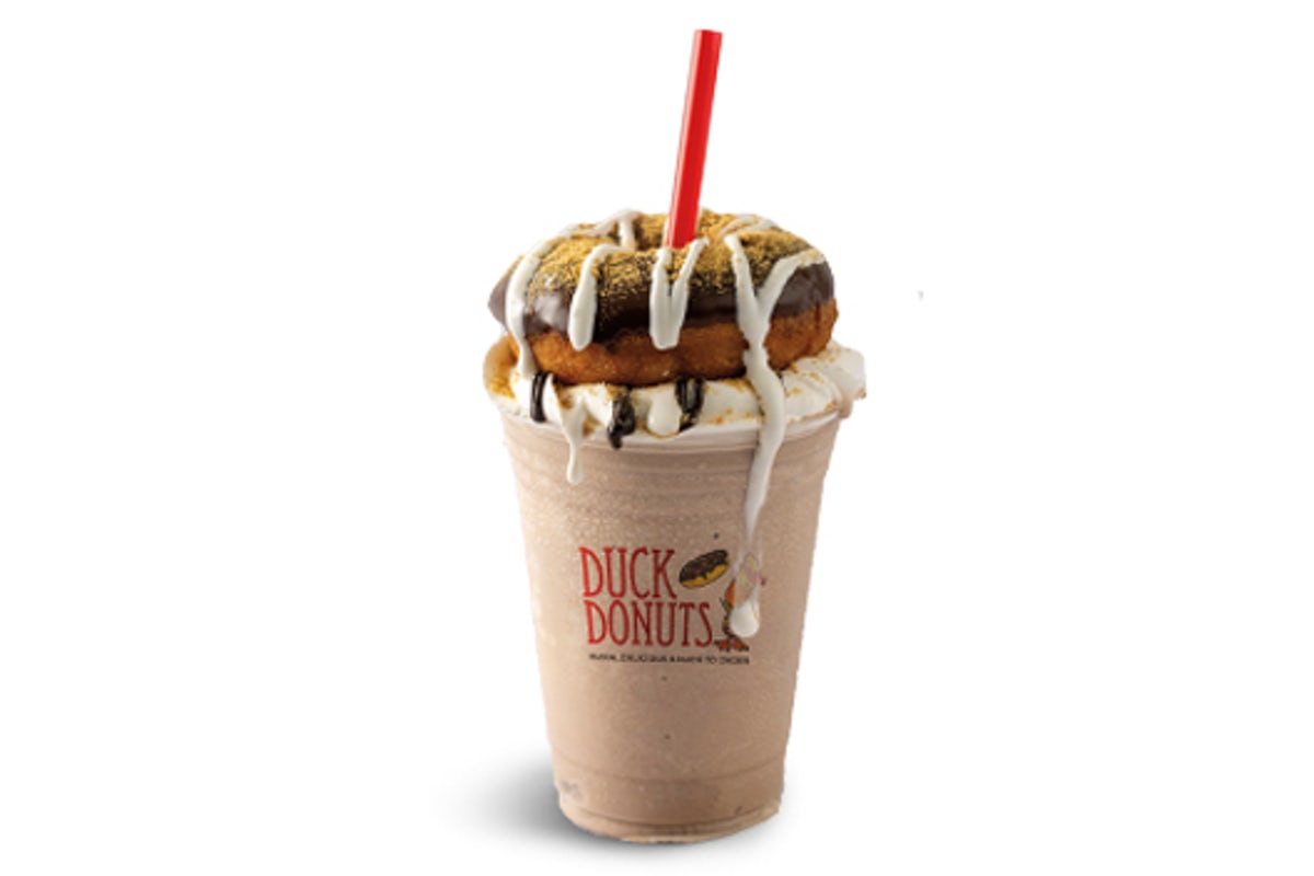 Order Donut-Topped Milkshake food online from Duck Donuts store, Dublin on bringmethat.com