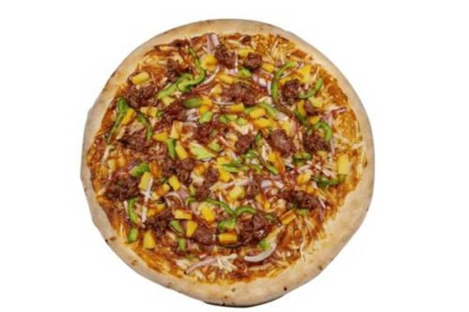 Order Beyond Beef Bumble Q (8" Personal) food online from Peace Love & Pizza store, Marietta on bringmethat.com