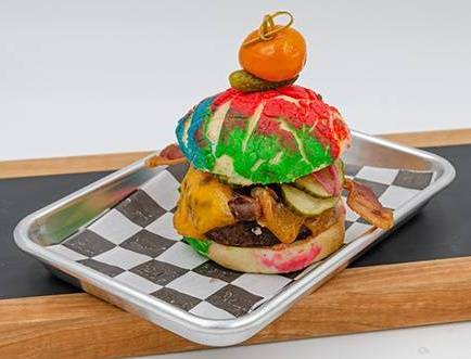 Order Crazy Concha Burger food online from Ghost Kitchen Sa store, San Antonio on bringmethat.com