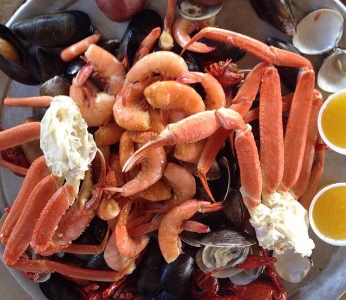 Order Seafood Sampler food online from May Restaurant store, Frederick on bringmethat.com