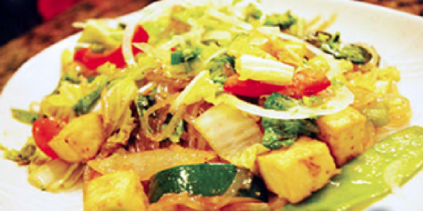 Order V9. Vegetarian Glass Noodles food online from Chopstix store, Seaside on bringmethat.com