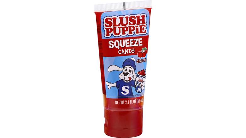 Order Slush Puppie Squeeze Candy Cherry food online from Red Roof Market store, Lafollette on bringmethat.com