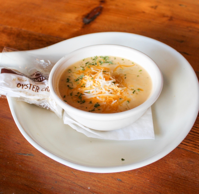Order Broccoli And Cheddar Soup food online from Junior's Bar and Grill store, Albany on bringmethat.com