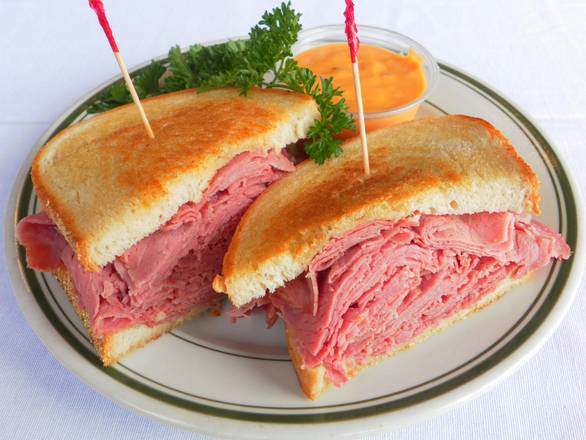 Order Corned Beef on Rye with Swiss food online from Red Olive store, Dearborn on bringmethat.com