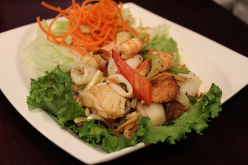 Order Yum Ruam Mit Talay (Seafood Salad) food online from Chai Thai Noodles store, Hayward on bringmethat.com