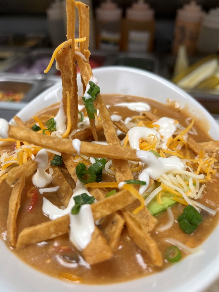 Order Chicken Tortilla Soup food online from Lucky Fins store, Boise on bringmethat.com