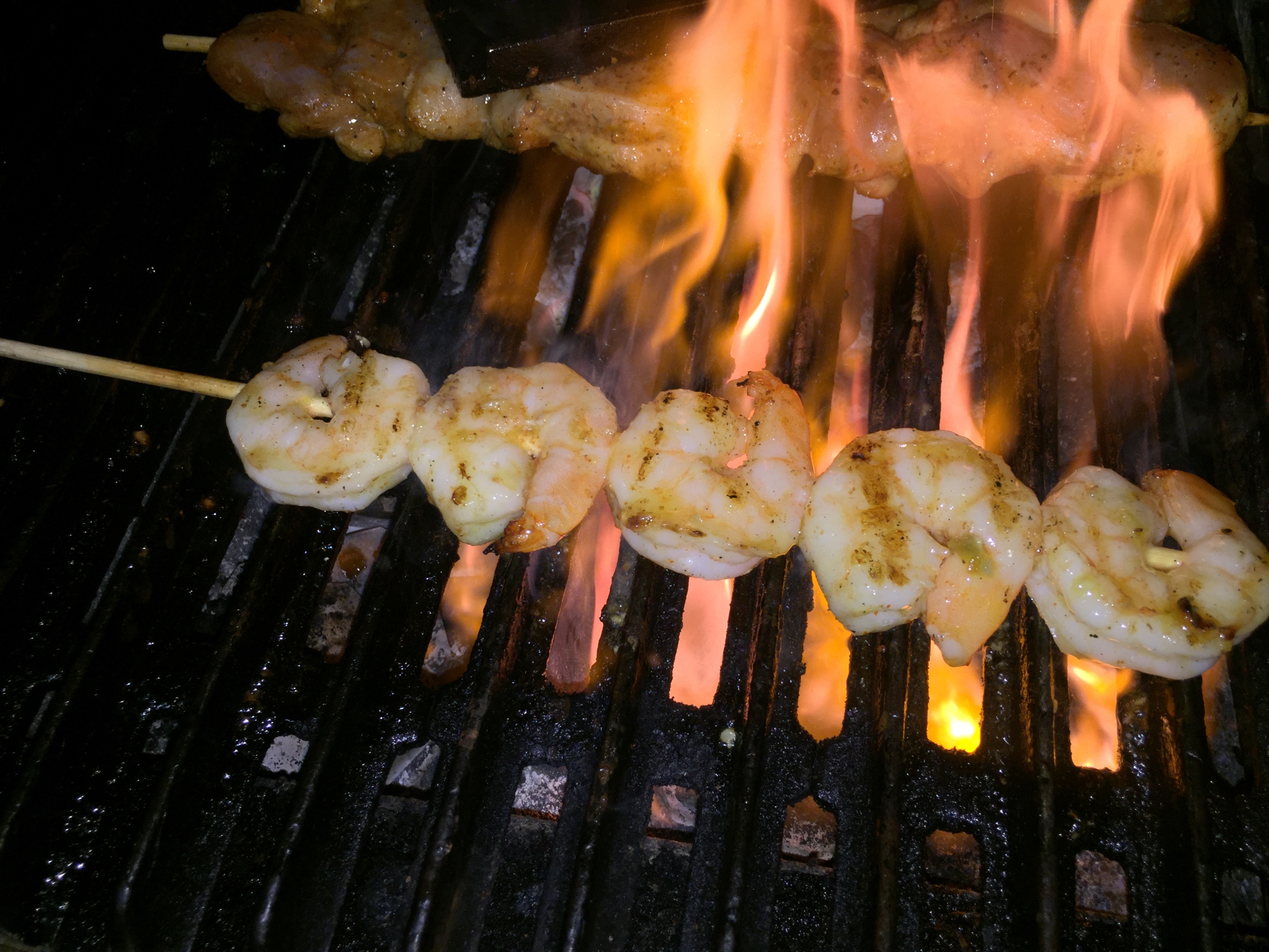 Order Shrimp Skewer food online from Georges Souvlaki Of Astoria & More store, Brooklyn on bringmethat.com