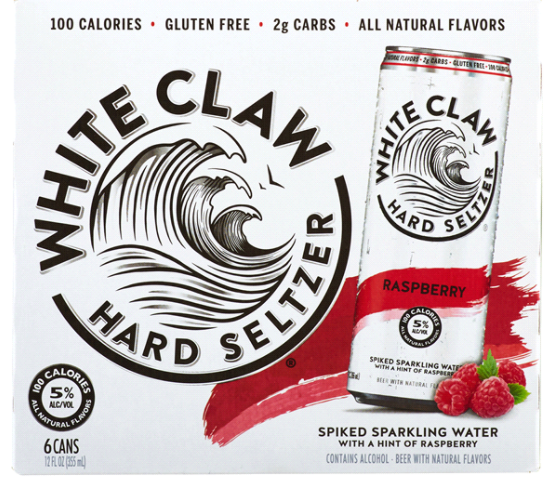 Order White Claw Raspberry food online from Liquor Mart store, Los Angeles on bringmethat.com