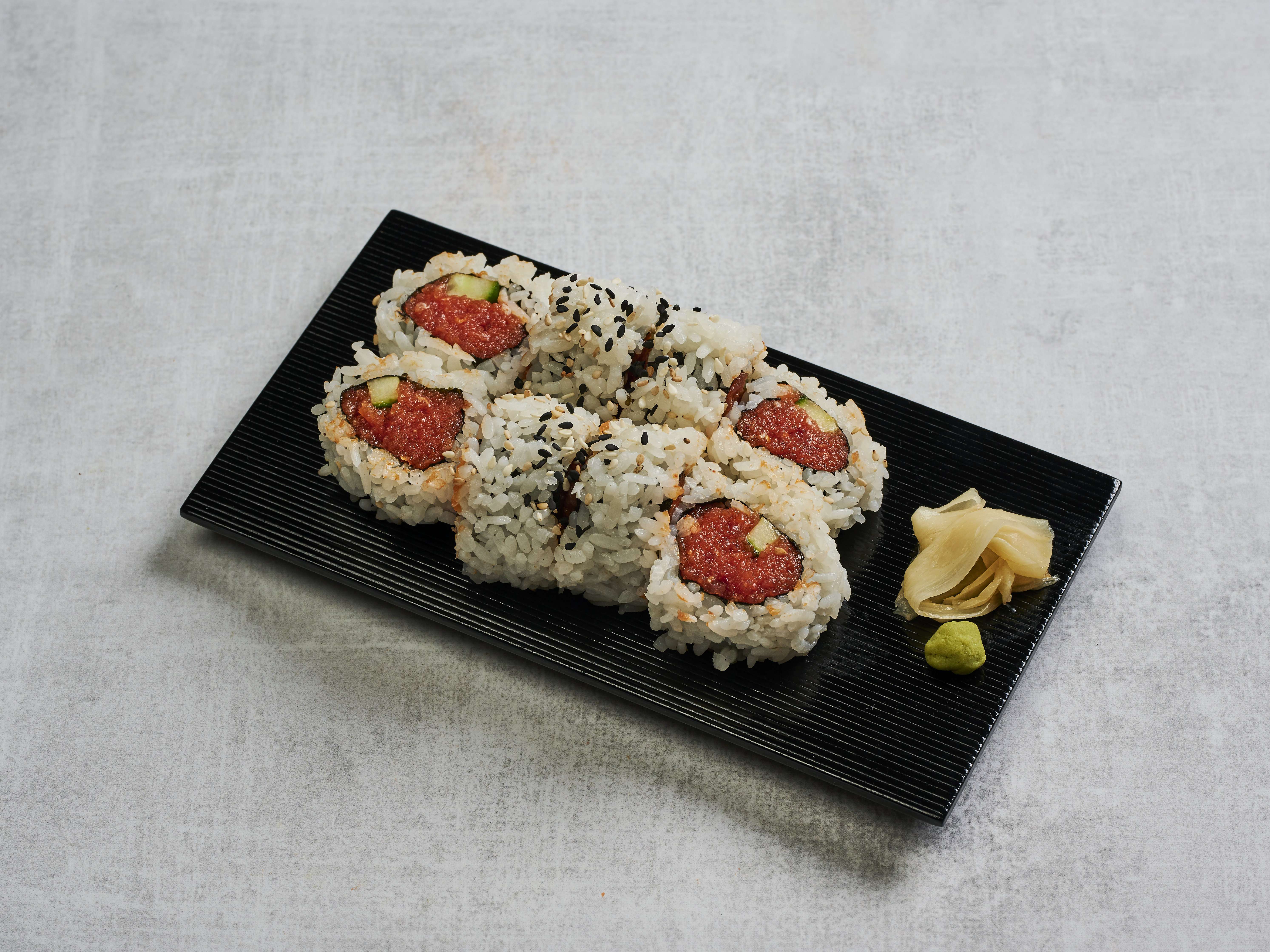 Order Spicy Tuna Roll food online from Love Sushi store, Santa Clarita on bringmethat.com