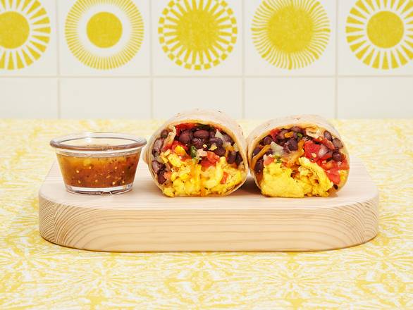 Order South of the Border Breakfast Burrito food online from Sunny & Fine Breakfast Burritos store, Fountain Hill Arizona on bringmethat.com