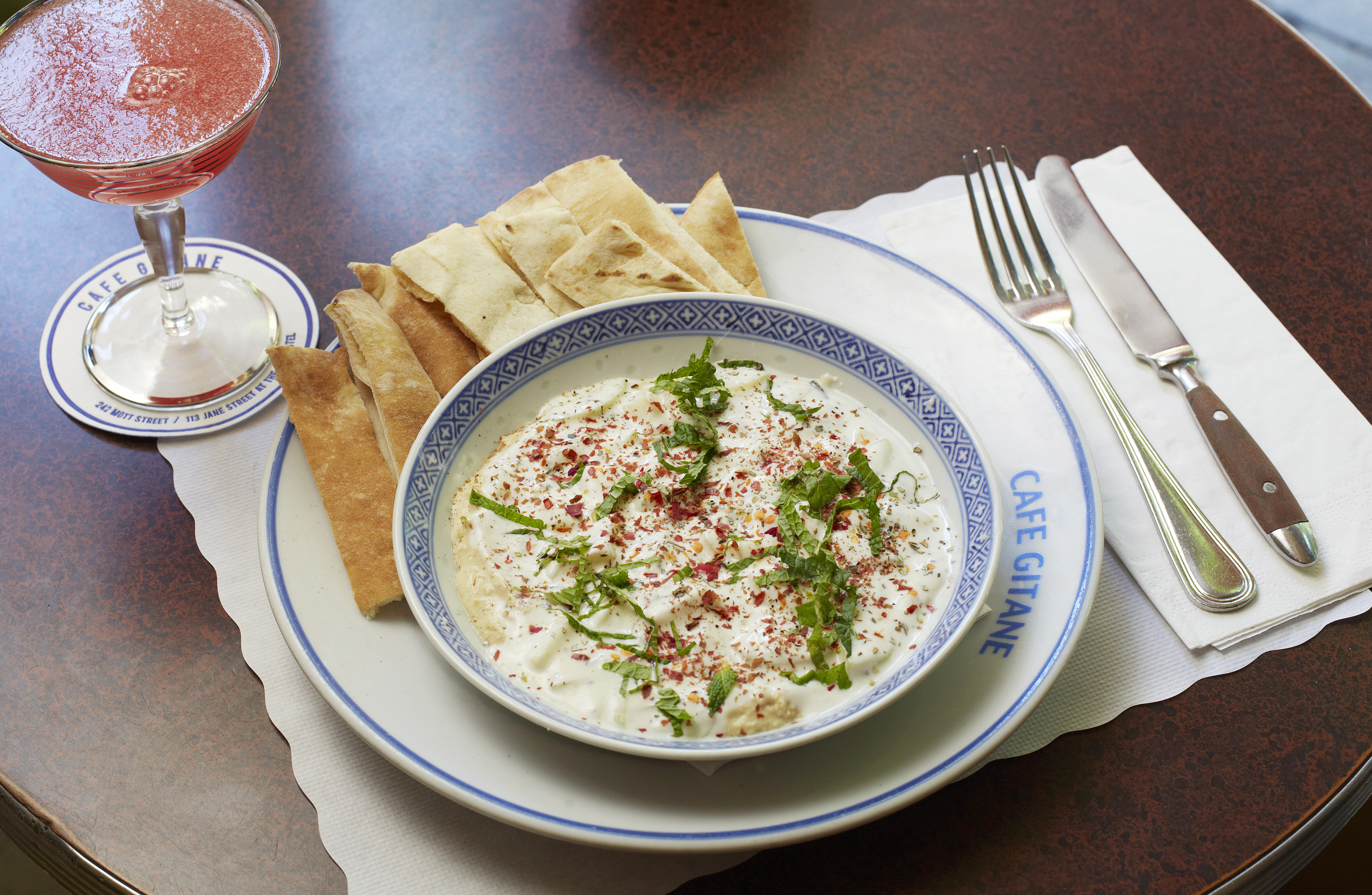 Order Hummus with Tzatziki food online from Cafe Gitane store, New York on bringmethat.com