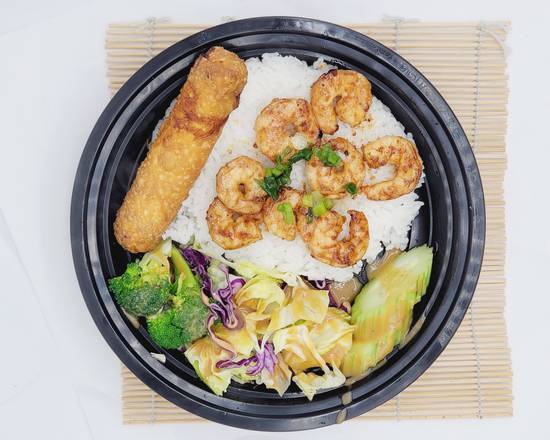 Order Grilled Shrimp Over Rice 7pcs food online from Boba Wings store, Antioch on bringmethat.com