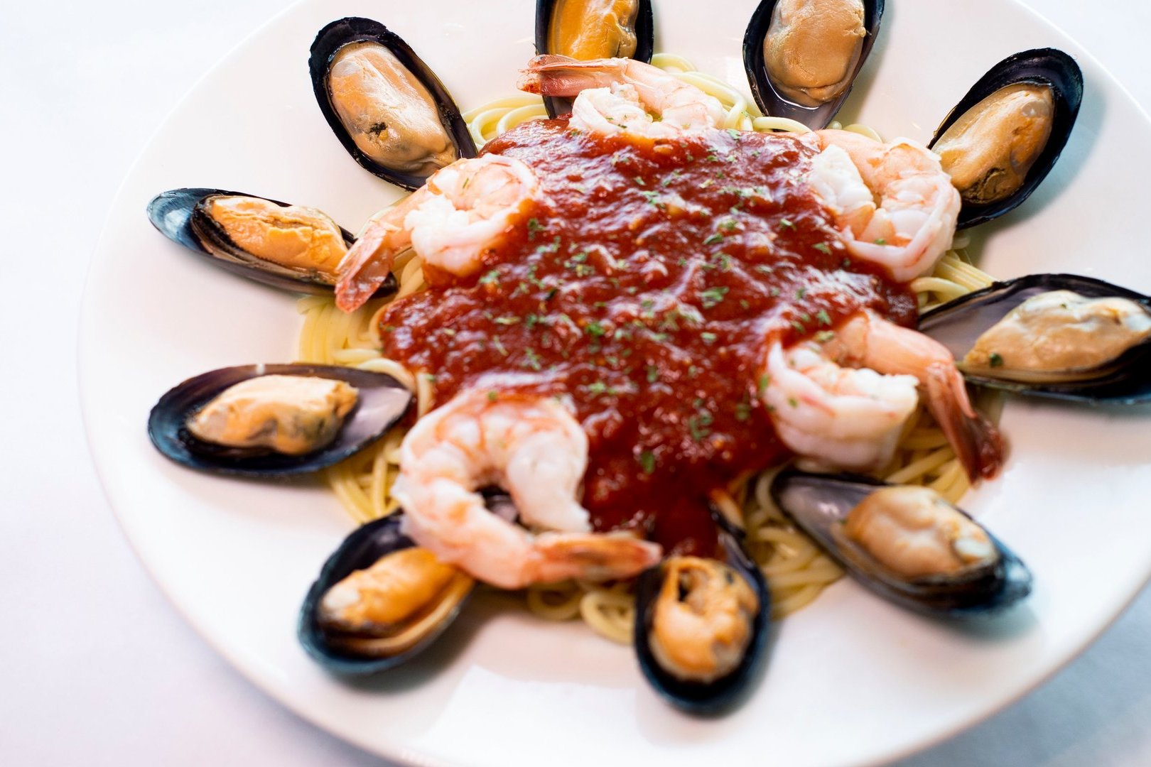 Order Seafood Spaghetti food online from Hook & Reel Cajun Seafood & Bar store, Longview on bringmethat.com