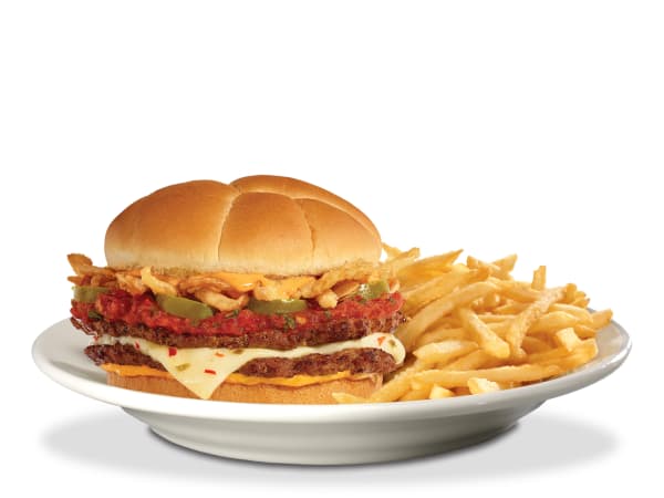 Order Jalapeno Crunch Steakburger™ 'n Fries food online from Steak N Shake store, Indianapolis on bringmethat.com