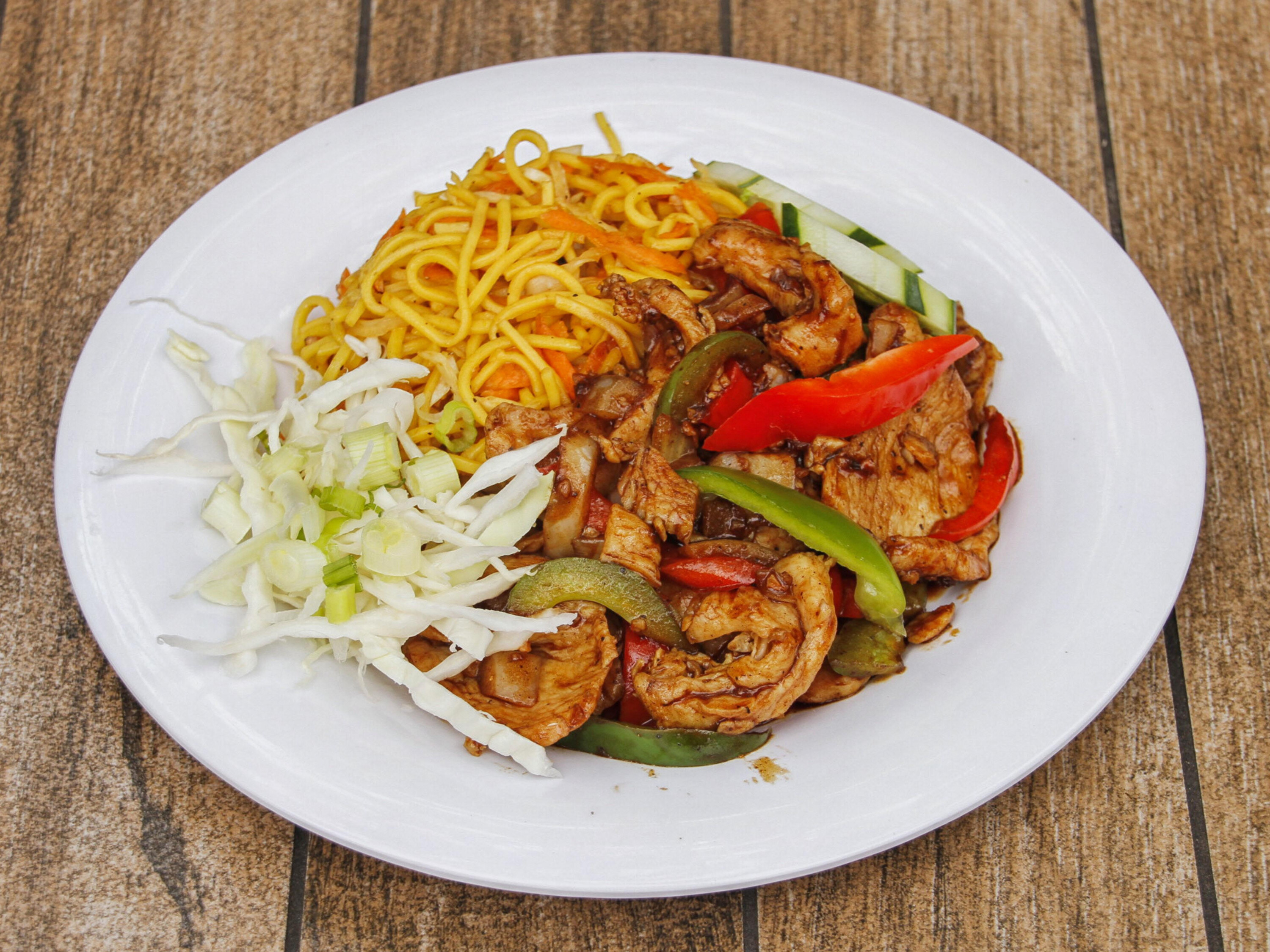 Order Kaieteur Special Chow Mein Noodle food online from Kaieteur Restaurant & Bakery store, Bronx on bringmethat.com