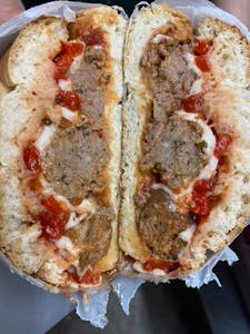Order LG Meatball food online from The Porthole Deli & Pizza store, San Pedro on bringmethat.com