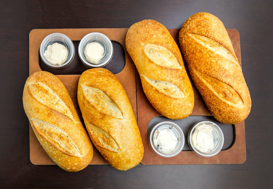 Order Four Pack of Bread food online from The Old Spaghetti Factory store, Fairfield on bringmethat.com