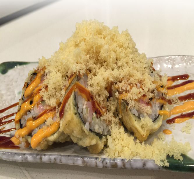 Order Crazy Volcano Roll food online from Akira Sushi store, Clackamas on bringmethat.com