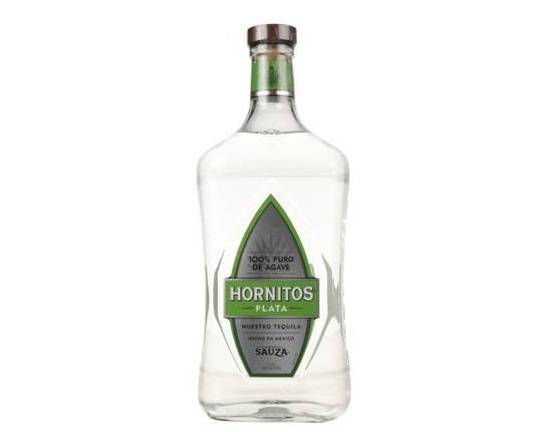 Order Hornitos Plata, 1.75L tequila (40.0% ABV) food online from Cold Spring Liquor store, Liberty Hill on bringmethat.com