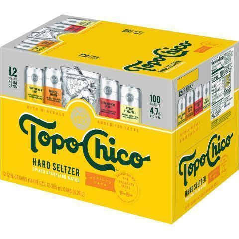 Order Topo Chico Hard Seltzer 12 Pack 12oz Can Variety Pack food online from 7-Eleven store, New York on bringmethat.com