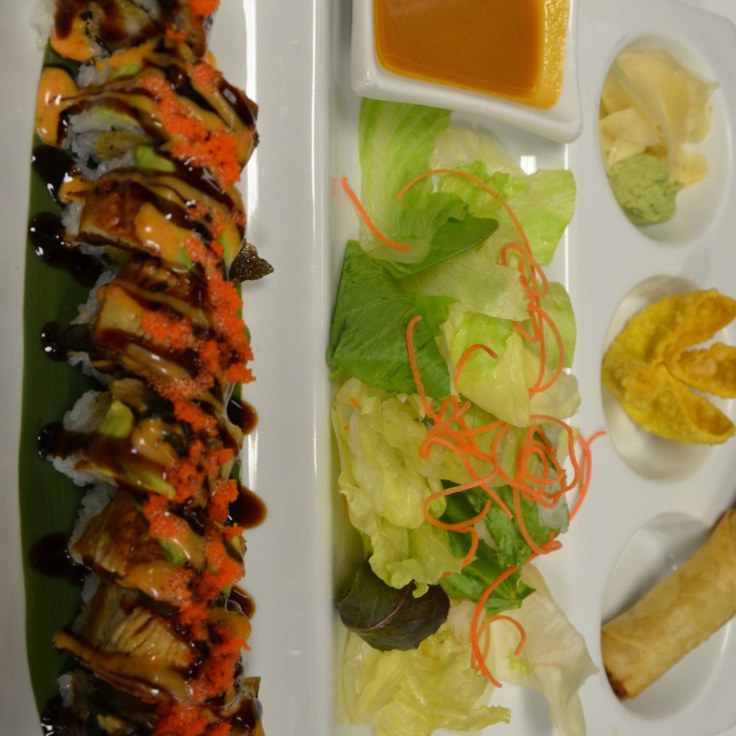 Order Dancing Dragon Roll food online from Bento Asian Bistro store, Indianapolis on bringmethat.com