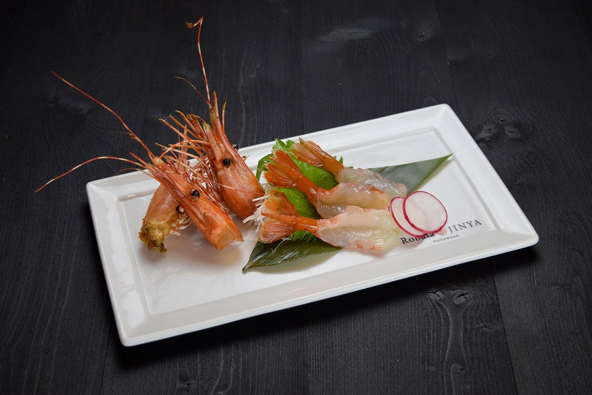 Order Botan Ebi (Sweet Shrimp) Sashimi food online from Robata Jinya store, Los Angeles on bringmethat.com