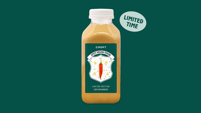 Order Spicy Tahini Bottle (12 OZ) food online from Chopt Creative Salad Co. store, New York on bringmethat.com