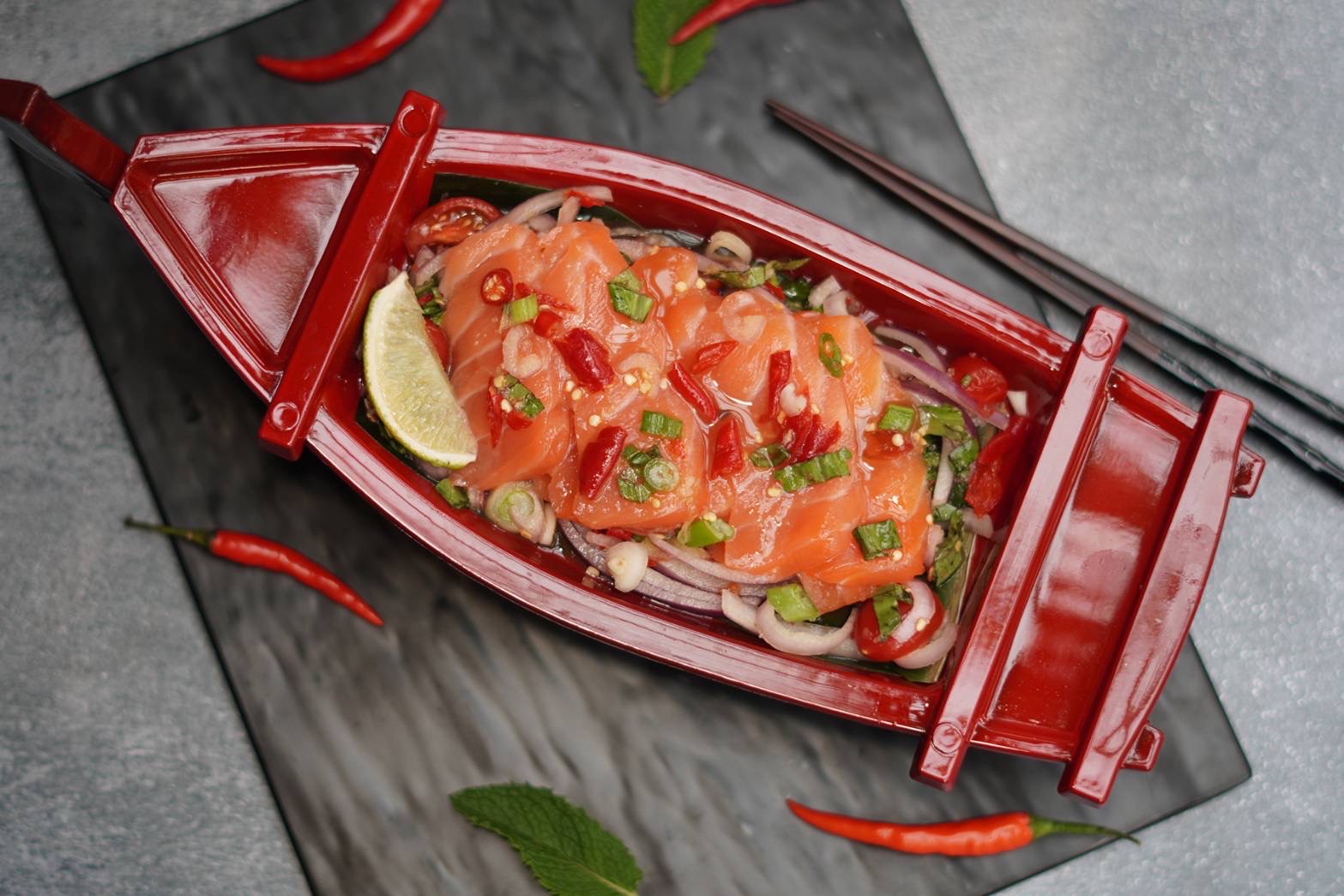Order Yum Salmon food online from Spicy shallot store, Elmhurst on bringmethat.com