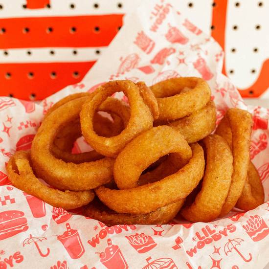 Order ONION RINGS food online from Lil Woody's store, Seattle on bringmethat.com